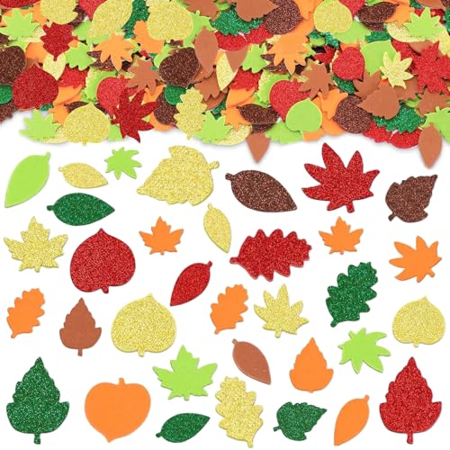 300 Stück Ahornblatt Aufkleber,Herbst Aufkleber Glitzer Herbstblatt Aufklebers Herbstblätter Sticker für Schule, Erntedankfest,Bastelprojekte 300 Stück Ahornblatt Aufkleber,Herbst Aufkleber Glitzer Herbstblatt Aufklebers Herbstblätter Sticker für Schule, Erntedankfest,Bastelprojekte von MAOSHYMS