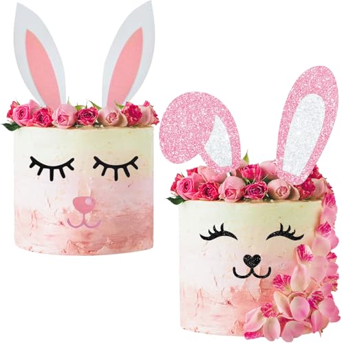2 Stück Hasenohren Torten deko,Hasenohren Cupcake Topper, Tortendeko Karten für Ostern Party Deko Kinder Bunny Themenparty Party Kuchen Dekoration Lieferungen 2 Stück Hasenohren Torten deko,Hasenohren Cupcake Topper, Tortendeko Karten für Ostern Party Deko Kinder Bunny Themenparty Party Kuchen Dekoration Lieferungen von MAOSHYMS