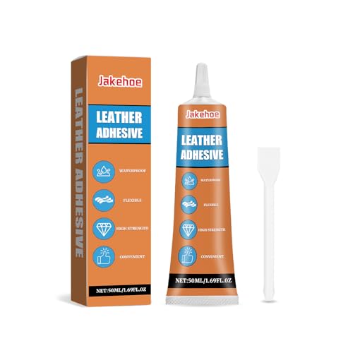Lederkleber, Leder Kleber Reparatur,Lederkleber Extra Stark,Kleber für Leder zum Reparieren Aller Arten von Leder, Gummi, Taschen, Sofa(50ML) von MAOYING