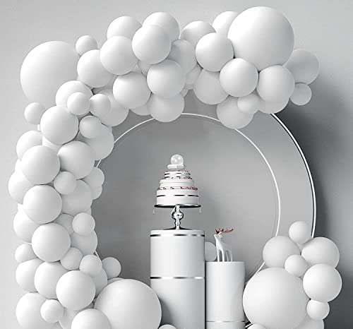 MAOYUTOU Luftballon Weiß, 111 Stück Ballon Girlande Weiß Satz von BallonsWeiß 18 Zoll 12 Zoll 10 Zoll 5 Zoll, Luftballon Girlande Weiß für Deko Geburtstag, Deko Hochzeit, Deko Babyparty MAOYUTOU Luftballon Weiß, 111 Stück Ballon Girlande Weiß Satz von BallonsWeiß 18 Zoll 12 Zoll 10 Zoll 5 Zoll, Luftballon Girlande Weiß für Deko Geburtstag, Deko Hochzeit, Deko Babyparty von MAOYUTOU