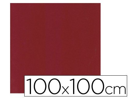 Tischdecke aus Papier, Bordeauxrot, 100 x 100 cm, 100 Stück von MAPELOR