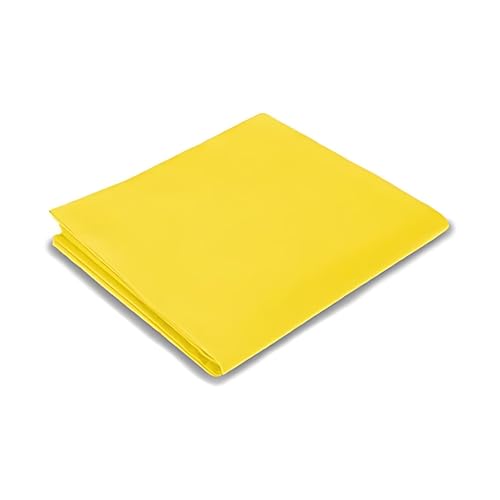 MAQA 25 Tischdecken aus Vliesstoff – 1 x 1 m – schmutzabweisende Tischdecke, Einweg-Tischdecke, Papiertischdecke auf Rolle für Partys, Tischdecke für Restaurants, Catering, Tischdecken aus TNT (gelb) von MAQA
