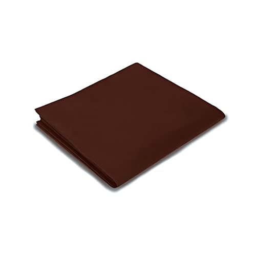 MAQA Vlies-Tischdecke für Restaurants, Catering und Events, Partys und besondere Anlässe, strapazierfähiger Stoff, pflegeleicht, (braun, 1 x 1m) 25 Stück von MAQA