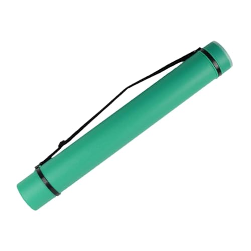 MAQDDO Malrohr Malröhre, ausziehbare Posterröhre, runde Zeichnungsröhre, Kunströhre for Dokumente, Malpapier, Blaupausen Zur Aufbewahrung von Gemälden(Green) von MAQDDO