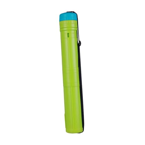 MAQDDO Malrohr Zeichenrohr, erweiterbares Posterrohr, erweiterbar von 17 Zoll auf 29 Zoll, teleskopierbares rundes Zeichenrohr mit Riemen-Malrohr Zur Aufbewahrung von Gemälden(Green) von MAQDDO