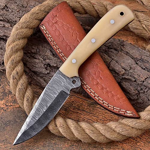 Damast Messer Damaszener Stahl Jagd Jagdmesser Knife Damascus Hunting 6132EA Damast Messer Damaszener Stahl Jagd Jagdmesser Knife Damascus Hunting 6132EA von MAQSON