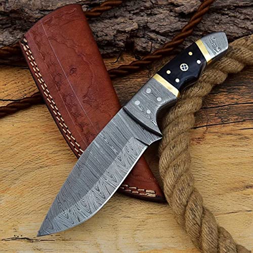 Damast Messer Damaszener Stahl Jagd Jagdmesser Knife Damascus Hunting 6145EA Damast Messer Damaszener Stahl Jagd Jagdmesser Knife Damascus Hunting 6145EA von MAQSON