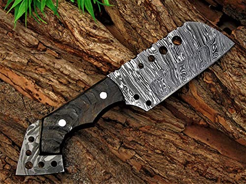 Damast Messer Damaszener Stahl Jagd Jagdmesser Knife Damascus Hunting MAQ1919 von MAQSON