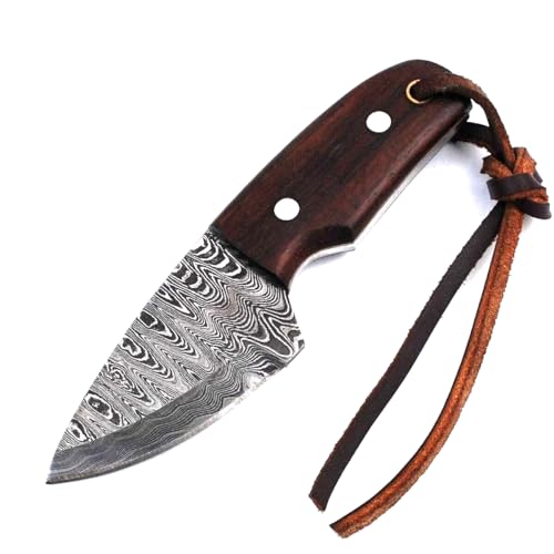 Jagdmesser, Damastmesser, Damaszener, Damast, Messer, Knife, Huntingknife, Handmade, Handgefertigt 6113 von MAQSON