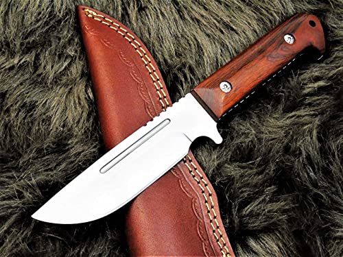 Jagdmesser Anglermesser Messer Outdoor Bowie 440 Stahl Rostfrei MAQ1955 von MAQSON