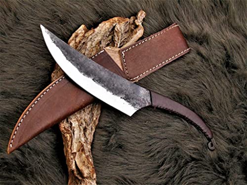 Mittelalter Messer Jagdmesser Handgeschmiedet 1095 Karbonstahl 4166 von MAQSON