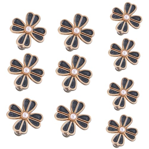 10 Paar Jeansknopfnadeln Blumen Jeans Taille Schnallen Verstellbare Hosen Taillenspanner Einfache Installation von MARCBUSE
