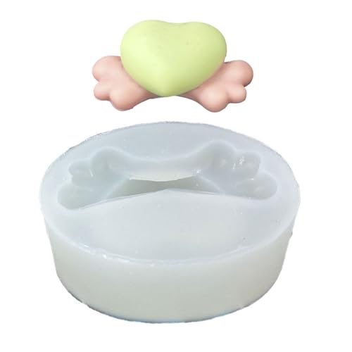 3D-Herzflügel-Silikonformen, Epoxidharz-Form für Seife, Fondant, Schokolade, Süßigkeiten, Kuchen, Backen 3D-Herzflügel-Silikonformen, Epoxidharz-Form für Seife, Fondant, Schokolade, Süßigkeiten, Kuchen, Backen von MARCBUSE