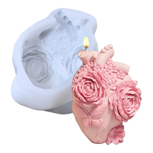 Blumenformen, Gießformen, Blumenherz, Silikonformen, Epoxidharz, Ornament, Pflaster, Seife, Silikon, Herz, Gießseife, Bastelbedarf Blumenformen, Gießformen, Blumenherz, Silikonformen, Epoxidharz, Ornament, Pflaster, Seife, Silikon, Herz, Gießseife, Bastelbedarf von MARCBUSE