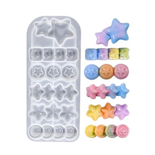 Handgefertigter Herz Charme Keychain Schimmel Stilvoller Star Sturdy Silicon Set Accessoire Für Handwerksliebhaber Täglich Gebrauch von MARCBUSE