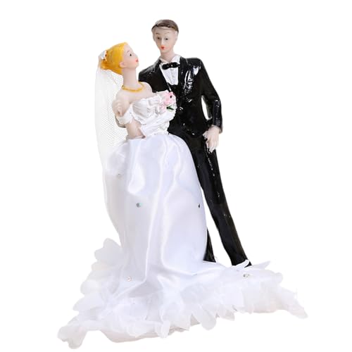 Hochzeitsfigur aus Kunstharz, Kuchendekoration für Zeremonie, Jahrestag, Party, Tischdekoration, Brautkuchen Hochzeitsfigur aus Kunstharz, Kuchendekoration für Zeremonie, Jahrestag, Party, Tischdekoration, Brautkuchen von MARCBUSE