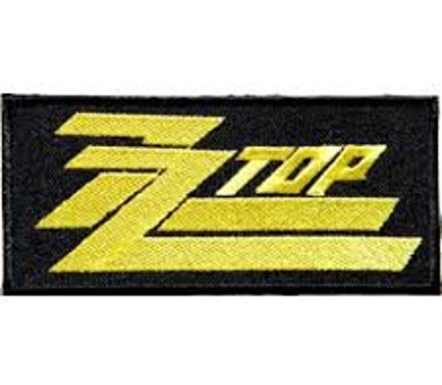 MAREL Aufnäher ZZ Top Band zum Aufbügeln, bestickt, 10 x 4 cm, Replik -1398 von MAREL