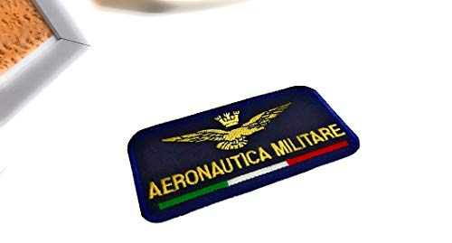 MAREL Patch Aeronautica Militare Boden schwarz cm 9 x 3 Aufnäher Replik 248nb von MAREL
