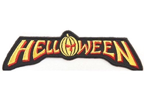 MAREL Patch Helloween Logo Aufnäher Aufbügler Stickerei 12 x 3,7 cm Nachbildung 1400 von MAREL