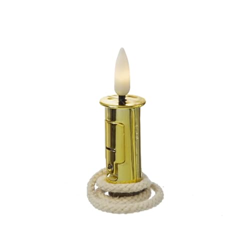 MARELIDA LED Flaschenlicht Korken LED Mini Kerze mit Docht für Flaschen mit Batterie (Gold) von MARELIDA