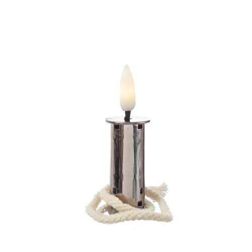 MARELIDA LED Flaschenlicht Korken LED Mini Kerze mit Docht für Flaschen mit Batterie (Silber) von MARELIDA