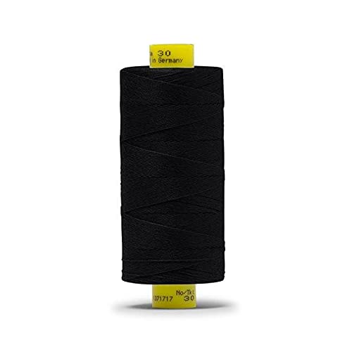 Marent Gütermann Polyester Mara 30 dickes Nähgarn, 3 x 300 m, schwarz Marent Gütermann Polyester Mara 30 dickes Nähgarn, 3 x 300 m, schwarz von MARENT