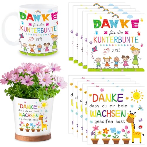 MARFOREVER Aufkleber für den Blumentopf, 10 Stück Dankeschön Aufkleber Erzieherin Geschenk Danke Aufkleber Abschiedsgeschenk Erzieherin Kindergarten Dankeschön Geschenk für Lehrerin MARFOREVER Aufkleber für den Blumentopf, 10 Stück Dankeschön Aufkleber Erzieherin Geschenk Danke Aufkleber Abschiedsgeschenk Erzieherin Kindergarten Dankeschön Geschenk für Lehrerin von MARFOREVER