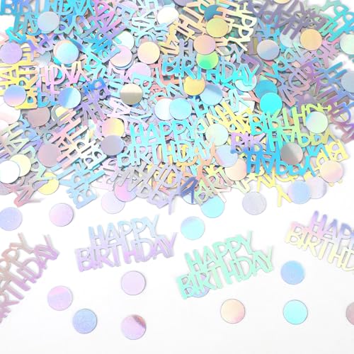MARFOREVER Schillerndes Happy Birthday Glitzerkonfetti, Geburtstagsparty, Metallfolie, Tischstreusel, Konfetti, schillerndes Streukonfetti, Geburtstagstischdekoration für Babyparty, Geburtstagsparty, MARFOREVER Schillerndes Happy Birthday Glitzerkonfetti, Geburtstagsparty, Metallfolie, Tischstreusel, Konfetti, schillerndes Streukonfetti, Geburtstagstischdekoration für Babyparty, Geburtstagsparty, von MARFOREVER