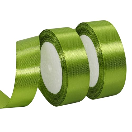 MARTCATO Satinband Armeegrün 2 Rollen, 25 mm Breit Schleifenband Armeegrün Dekoband, 46 Meters Geschenkband Breit Schleifenband Hochzeit Taufe Geschenkverpackung Deko Party Geburtstag Band MARTCATO Satinband Armeegrün 2 Rollen, 25 mm Breit Schleifenband Armeegrün Dekoband, 46 Meters Geschenkband Breit Schleifenband Hochzeit Taufe Geschenkverpackung Deko Party Geburtstag Band von MARICATO