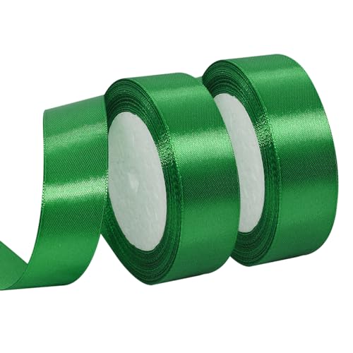 MARTCATO Satinband Grün 2 Rollen, 20 mm Breit Schleifenband Grün Dekoband, 46 Meters Geschenkband Breit Schleifenband Hochzeit Taufe Geschenkverpackung Bastelarbeiten Deko Party Geburtstag Band MARTCATO Satinband Grün 2 Rollen, 20 mm Breit Schleifenband Grün Dekoband, 46 Meters Geschenkband Breit Schleifenband Hochzeit Taufe Geschenkverpackung Bastelarbeiten Deko Party Geburtstag Band von MARICATO