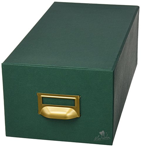 Mariola 3-1000 Karteikartenkasten aus Karton, Geltex, für 1.000 Karteikarten, 180 x 125 x 350 mm, Grün Mariola 3-1000 Karteikartenkasten aus Karton, Geltex, für 1.000 Karteikarten, 180 x 125 x 350 mm, Grün von MARIOLA