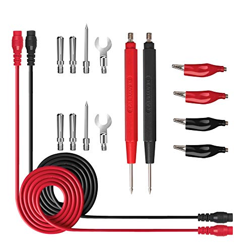 MARKELL 16-teiliges Set mit Messleitungen für Multimeter-Testsonde, Ersatz von Testleitungen, Sonden für digitale Multimode-Klemmen, für Krokodilklemmen von MARKELL