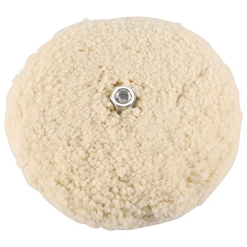 MARKELL Polierpad aus Wolle, doppelseitig, 17,8 cm (7 Zoll), mit 5/8 Zoll Bolzenwolle (1 Stück) von MARKELL