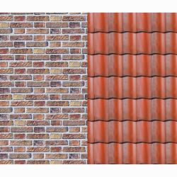Fotokarton Klinker-Dachziegel 50x70cm 300g/m² Fotokarton Klinker-Dachziegel 50x70cm 300g/m² von Marpa Jansen