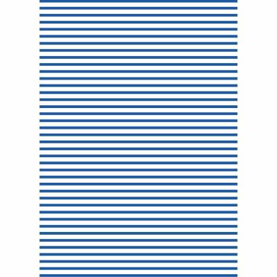 Fotokarton Streifen weiß-blau 50x70cm 300g/m² von Marpa Jansen
