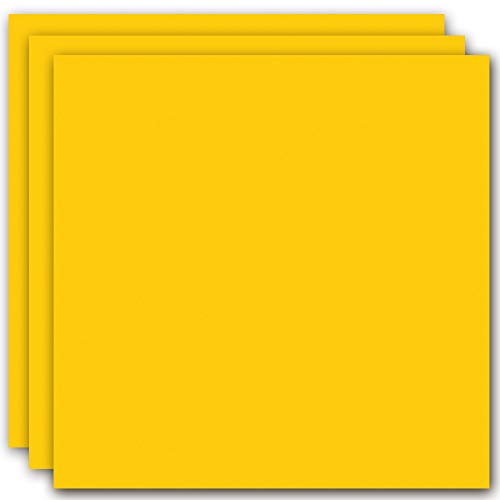 Tonkarton - 170 g/m² - 50 x 70 cm - 10 Bogen - zum Basteln und Gestalten - Zertifizierung durch Blauer Engel - maisgelb von MARPAJANSEN
