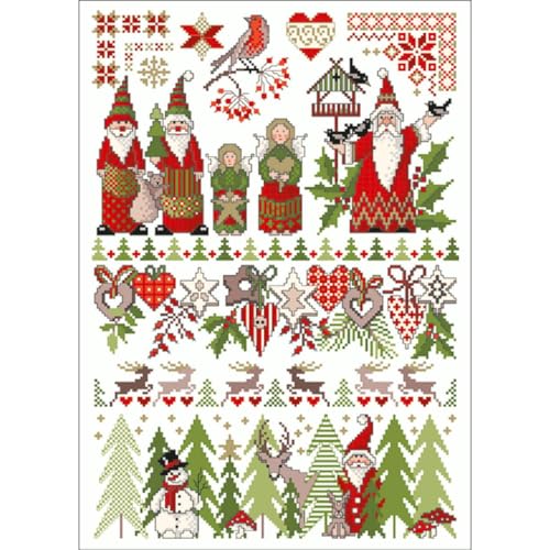 Lindner´s Kreuzstiche Zählmuster Vorlage "Christmas World", 058 von Marussia