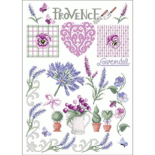 Lindner´s Kreuzstiche Zählmuster Vorlage "Provence", 002 von Marussia
