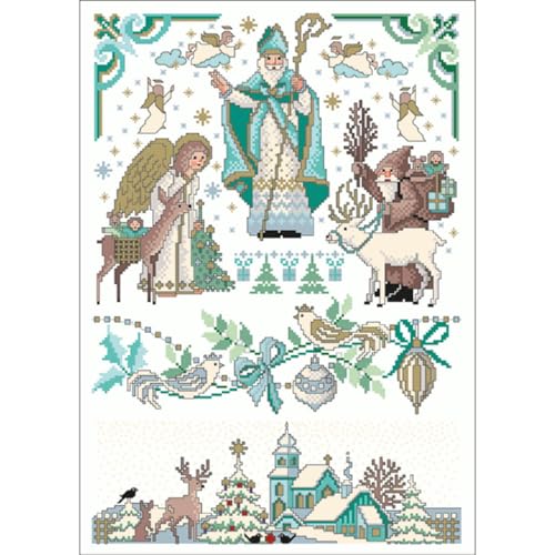 Lindner´s Kreuzstiche Zählmuster Vorlage "St. Nikolaus", 043 von MARUSSIA