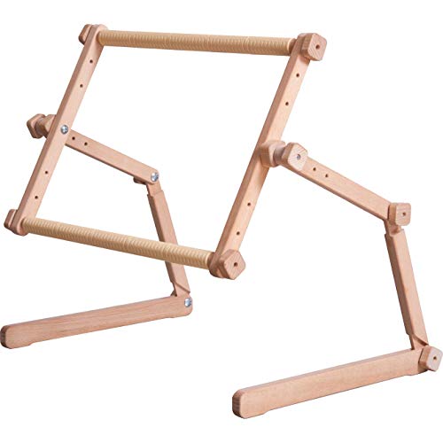 Stickständer für Tisch und Couch "Rhein" mit Stickrahmen 25x32 cm, Holz, verstellbar Stickständer für Tisch und Couch "Rhein" mit Stickrahmen 25x32 cm, Holz, verstellbar von MARUSSIA