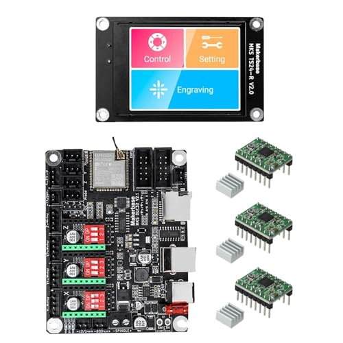MARYS ELLEAY Twoeagles MKS DLC32 v2 32bits GRBL Offline Wifi Controller TS35-R LCD Display CNC3018 MAX PRO Upgrade Kits für CNC Lasergraviermaschine (MKS DLC32 TS35-Set10) von MARYS ELLEAY