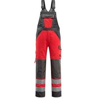 MASCOT® unisex Warnschutz-Latzhose Gosford rot, dunkelanthrazit Größe 60 von MASCOT®