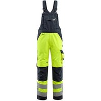 MASCOT® unisex Warnschutz-Latzhose Newcastle gelb, schwarzblau Größe 26 von MASCOT®