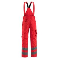 MASCOT® unisex Warnschutz-Latzhose Ashford  rot Größe 2XL von MASCOT®