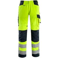 MASCOT® unisex Warnschutzhose Kendal  gelb, schwarzblau Größe 102 von MASCOT®