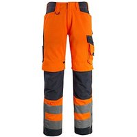 MASCOT® unisex Warnschutzhose Kendal  orange, schwarzblau Größe 52 von MASCOT®