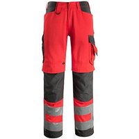 MASCOT® unisex Warnschutzhose Kendal  rot, dunkelanthrazit Größe 50 von MASCOT®