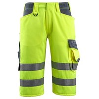 MASCOT® unisex Warnschutzhose kurz Luton  gelb, schwarzblau Größe 58 von MASCOT®