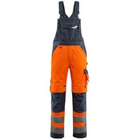 MASCOT® unisex Warnschutz-Latzhose Newcastle orange, schwarzblau Größe 68 von MASCOT®