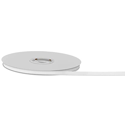 Klettband selbstklebend 25 m | weiß oder schwarz | Breite frei wählbar | Flauschband oder Hakenband (10 mm Flauschband, weiß) von MASHPAPER